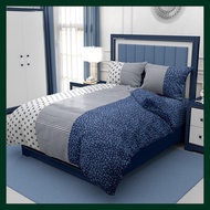 V.c.a. Prime picks Printed Bed sheet 3in1 ( 2 pillowcases and 1 fitted Sheet ) DF23