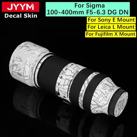 Customized Sticker For Sigma 100-400mm F5-6.3 DG DN OS Contemporary Lens Decal Skin Vinyl Wrap Prote
