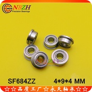 NBZH Flange Bearing SF684ZZ F684ZZ DDLF-940 F684-2RS 4 * 9 * 4mm CKWS