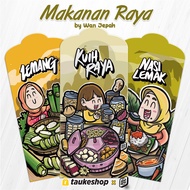 Sampul Duit Raya Doodle Makanan 2025