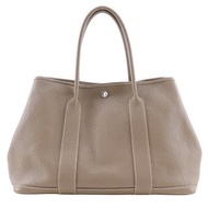 【日本直送】愛馬仕 HERMES Garden Party 36 PM 托特包 Negonda 小牛皮 Etoupe 灰褐色 女仕【二手】