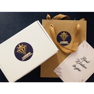 Gift Box, Card Gift Bag, kraft Paper Box LUXQIND FASHION