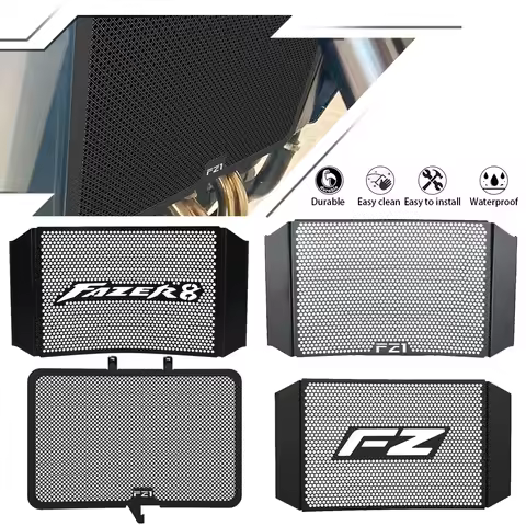 For Yamaha FZ8 FZ8N FZ8S FZ8 SPR Radiator Grille Guard Cover Protector 2010-2015 2014 2013 2012 2011