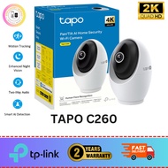 TP-Link Tapo C260 4K 8MP AI Smart CCTV | Pan Tilt 360° | Dual-Band WiFi 2.4GHz/5GHz | Motion Detect