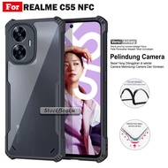 Realme C53 C55 NFC Shockproof Case Transparent Armor Phone Case