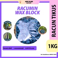 Bayer Racumin Wax Block 1KG Racun Tikus Coumatetralyl 0.0375% Tikus Norway, Hitam, Mencit, & Sawah