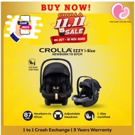 Crolla Ezzy i-Size Carrier Car Seat R129 for Newborn - 87cm, Kerusi Kereta Bayi