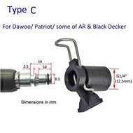 ข้อต่อแปลง สำหรับ Black Decker และ Dawoo Patriot / AR เป็นเกลียวใน 1/4 G หรือ 12.5 mm เพื่อใช้ล้างแอร์หรือล้างรถ