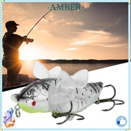 AMBER 2PCS Bionic Cicada Lure, 15.5g 7.5cm Length Cicada Fish Catcher, Durable with Rotating Spins w