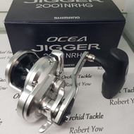 SHIMANO OCEA JIGGER 2001NRHG LEFT HAND USED JIGGING REEL