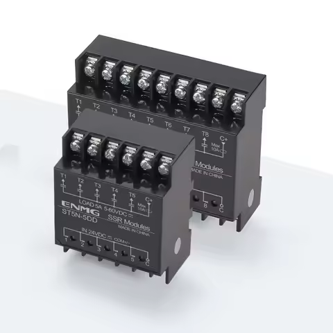 ENMG Opto-Isolated Multi-Channel Solid State Relay Module - 24VDC to DC Control, DIN Rail Mount, 220