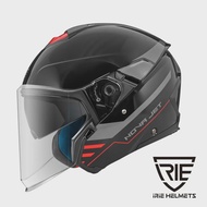 iRiE NOVA 2.0 JET MATT BLACK / BL1 SEVEN GRAY HELMET