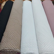 Tulle Embroidery SQUARE design @ PRICE FOR 1 METER