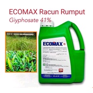 Racun rumput dan lalang ECOMAX 4 Liter Glyphosate 41% racun rumput