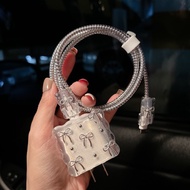 Cable Wrapping Set Cartoon Charger Case USB Protector 20w 18w 35W