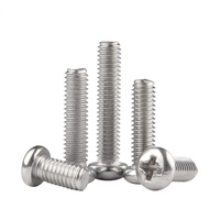 Sus304 Phillips Round Head Screw Small Screw Mini Screw M1/M1.2/M1.4/M1.6/M2
