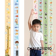 CHIHIRO11Z9D Height Measurement Sticker, Waterproof 2M Height Child Growth Chart, Durable Catoon Pat
