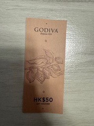 GODIVA $50現金券