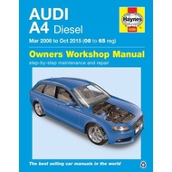 Audi A4 Diesel (Mar 08 - Oct 15) Haynes Repair Manual 08 to 65 by John Mead (UK edition, paperback)