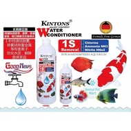 KINTONS WATER CONDITIONER Chlorine，Ammonia NH3 ，Nitrite HNo2 280ml/1000ml