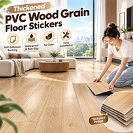 2MM Vinyl Flooring Self Adhesive Waterproof Wood Grain Floor Sticker Lantai Vinyl Pelekat Lantai Tam