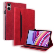 全城熱賣 - 適用於小米紅米Pad Pro 12.1 商務防震左右開平板皮套（紅色）