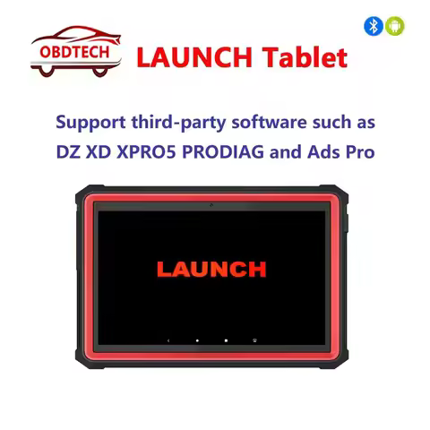 Launch 10.1" Android 9.0 Diagnostic Tablet - Supports Diagzone Xdiag XPRO5 PRODIAG & Ads Pro OBD2 Sc