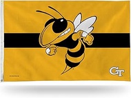 Georgia Tech Yellow Jackets Flag - 3 x 5 Foot Flag - Yellow With Black Stripe
