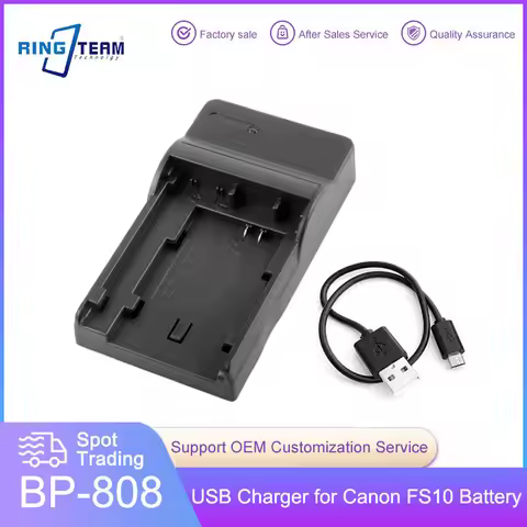 USB Charger CG-800 for BP-807 BP-808 BP-809 BP-819 BP-820 BP-827 BP-828 Camcorder Battery Fits Canon