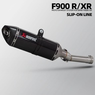 F900XR Exhaust Slip on Line For BMW F900 F900R F900 XR 2020-2024 Motorcycle Modify Akrapovic Muffler