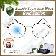 Botanic Glasses แว่นกรองแสง ทรงหยดน้ำ สีทอง