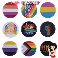 BJASHOP Rainbow Brooch Clothing Jewelry Accessories Tinplate Pins Gay Badge