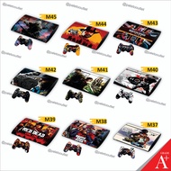 Ps3 super slim garskin sticker with RDR motif GTA 5 WATCH DOG motif