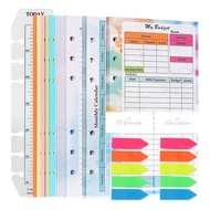 A6 Budget Planner Refill 82 Sheets Monthly Weekly Planner Notepad 6 Hole for A6 Binder Cover Save