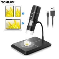 TOMLOV WIFI Microscopio Handheld USB HD Inspection Camera Digital Microscope 1000x Magnification wit