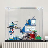 Lego Storage Box Acrylic Display Case For 60316 Police Station Popmart Labubu Figure Collection