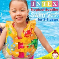 🔥🔥ต้อนรับ Summer เตรียมชุดเสื้อห่วงยางลอยตัว Intex 59661 Tropical Buddies Swim Vest ลายสัตว์ทะเล ยี่ห้อ INTEX🔥