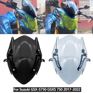 Motorcycle Accessories Windscreen Windshield Shield Screen with Bracket For Suzuki GSX-S750 GSXS750 