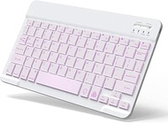 TOHAKATA Backlit Bluetooth Keyboard Small Portable External Wireless Keyboard Cordless Rechargeable 