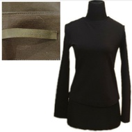 GIORDANO LADIES BLACK TOP WITH ZIPPER SIZE XS