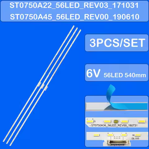 LED BackLight Strip For XBR-75X850G XBR-75X850F KD-75XE8596 KD75X8500F KD-75X8588G V750QWME02 ST0750