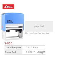 Shiny Stamp S-830 Custom Letter/automatic self ink