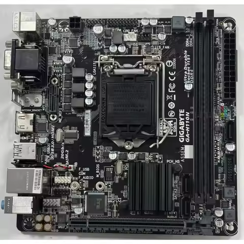 For Gigabyte GA-H110N Desktop Motherboard h110N LGA 1151 DDR4 Mainboard 100% Tested OK Fully Work am