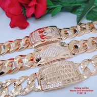 LOVELY Jumbo Perhiasan Tembaga Lapis Emas RJ6