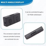 【SURPRISE】 <br>5V 3Pin ARGB to 12V 4 Pin RGB Converter 5V ARGB to 12V RGB Converter 5V 3pin Manual C