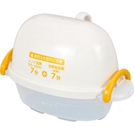 "Easy Microwave Egg Cooker for Perfect Boiled Eggs - 2, 3, or 4 Egg Capacity"