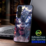 Samsung S24 Glass Softcase | S24FE | S24Plus | Fe Plus |GM15| Samsung S24Plus Case Cover | Mika Hp L