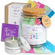 Bible Verse Jar for Mom, 108 Color-Coded Encouraging Bible Verses, 6 Emotion Assorted, Inspirational