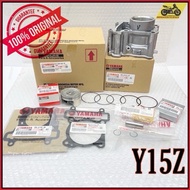 [100% ORIGINAL] Y15ZR V1 V2 57mm Y15Z Y15 57mm CERAMIC CYLINDER BLOCK SET ORIGINAL YAMAHA BLOCK