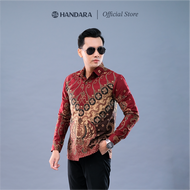 Batik Handara - Panembahan Merah Kemeja Pria Furing Erro